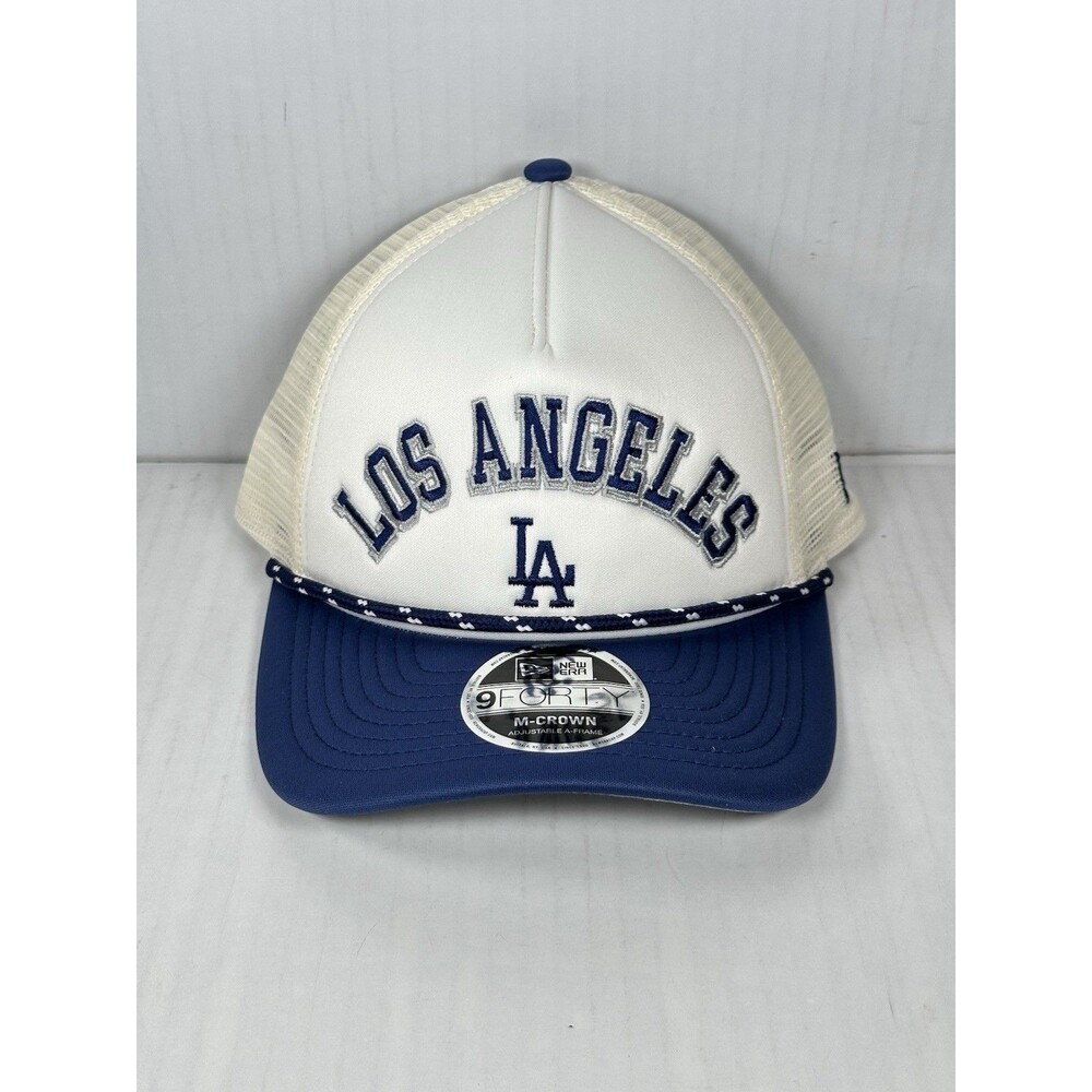 New Era 9FORTY Los Angeles Dodgers A-Frame M-Crown Adjustable Hat Cap OSFM
